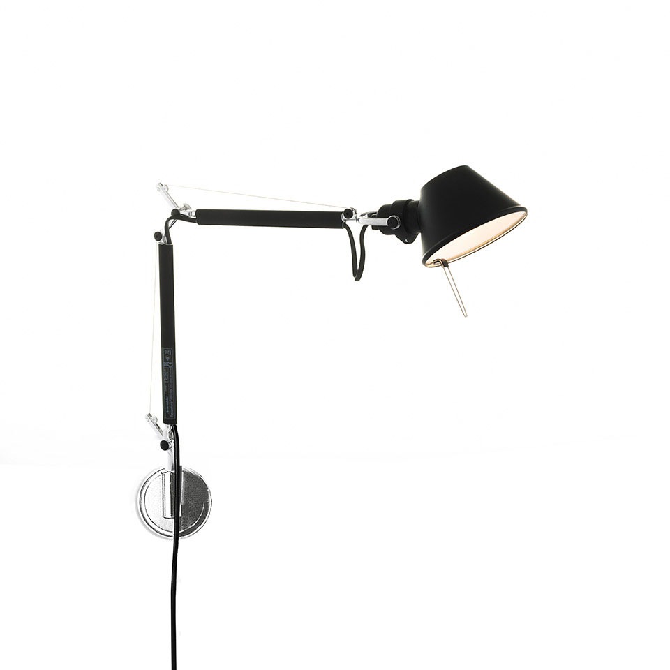 Tolomeo Micro Wall Lamp, Black