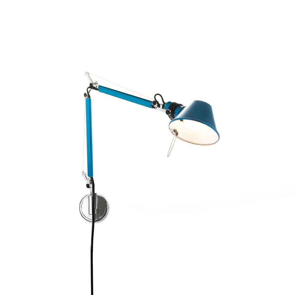 Tolomeo Micro Wall Lamp, Blue