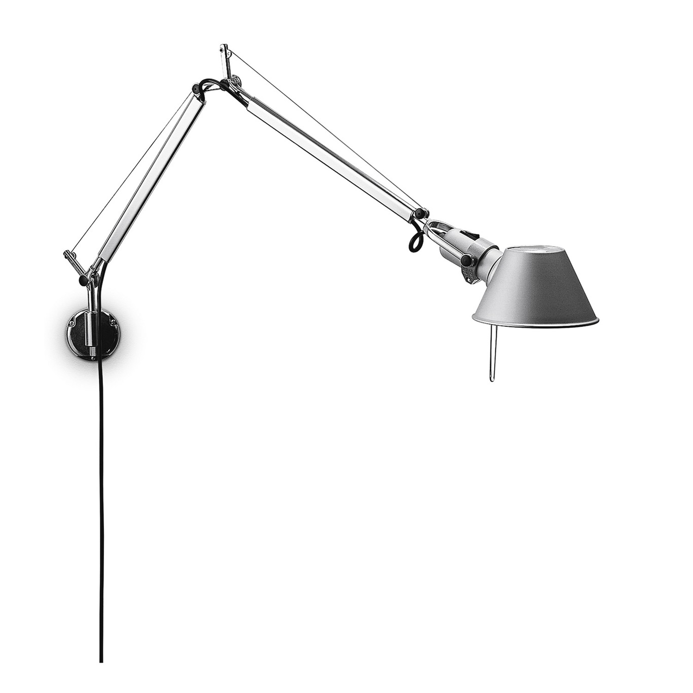Tolomeo Mini Wall Lamp Vegglampe, Aluminium