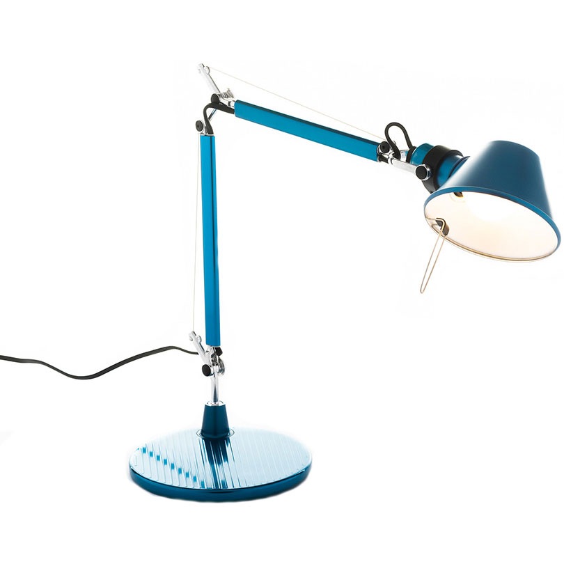 Tolomeo Micro Bordlampe, Anodisert Blå