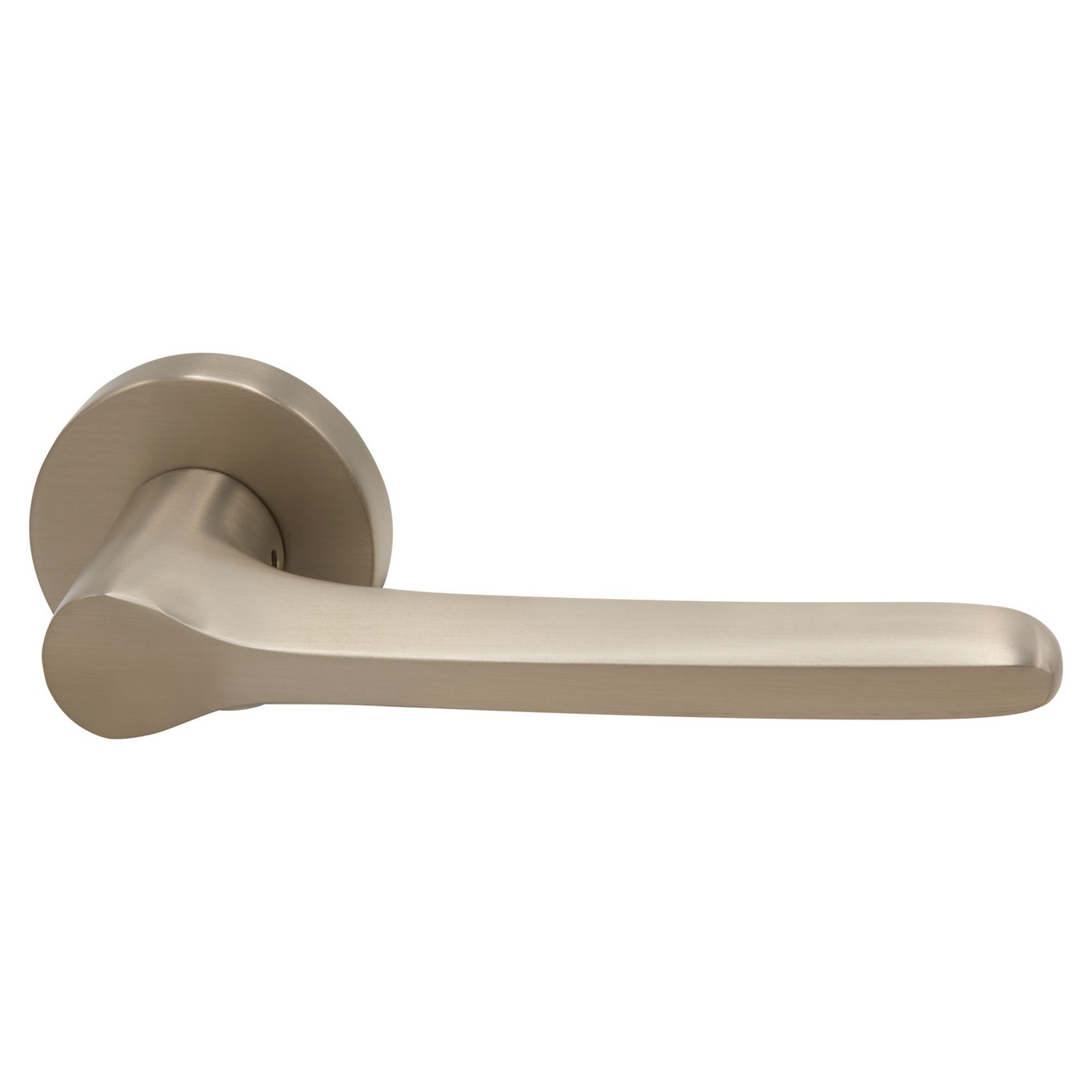 Sintra Door Handle With Keyhole, Stainless Look