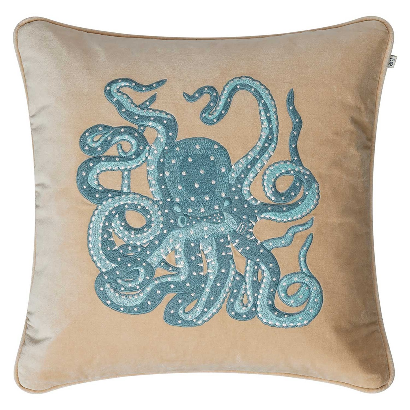 Octopus Putetrekk 50x50 cm, Beige