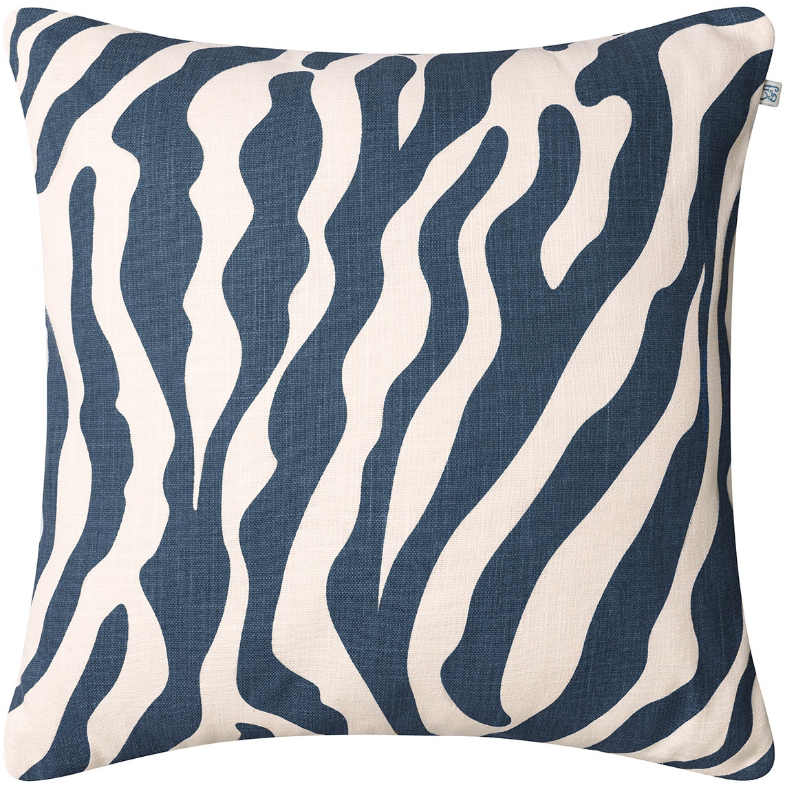 Zebra Pute 50x50 cm Utendørs, Blå / Off-white