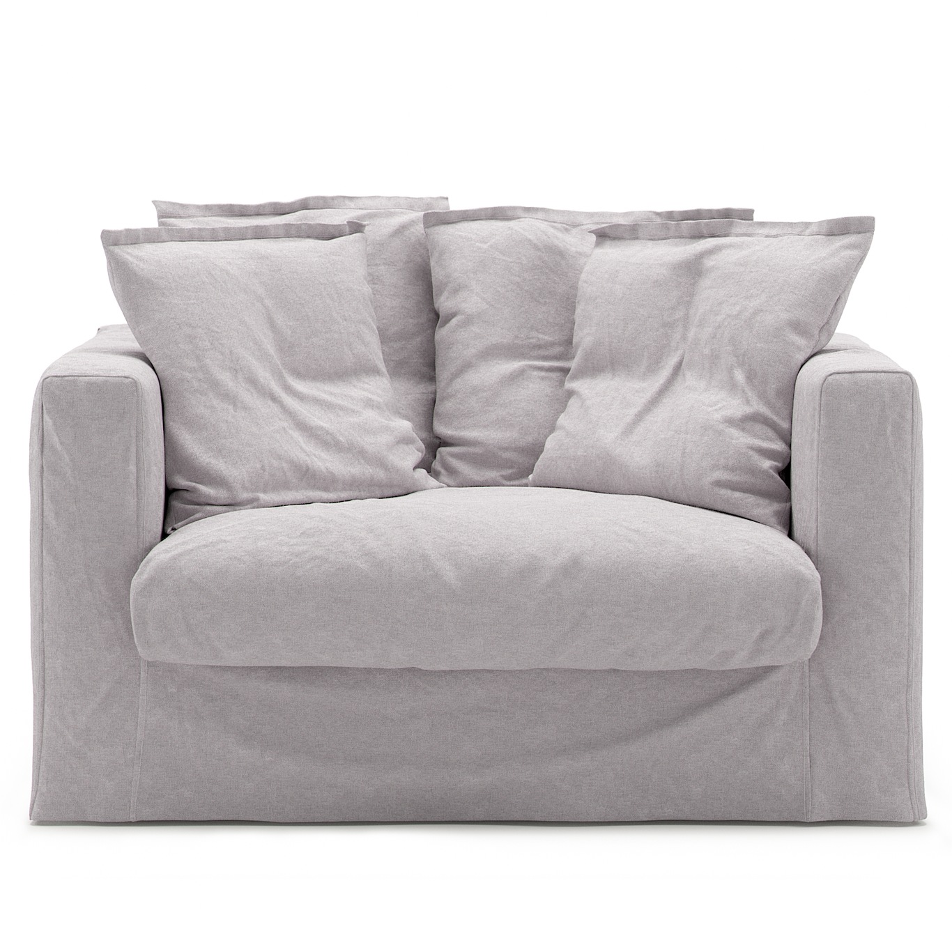 Le Grand Air Loveseat Stopning Lin, Misty Grey