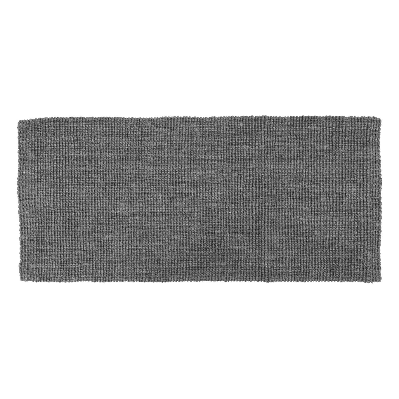 Jute Teppe 80x180 cm, Lead Grey