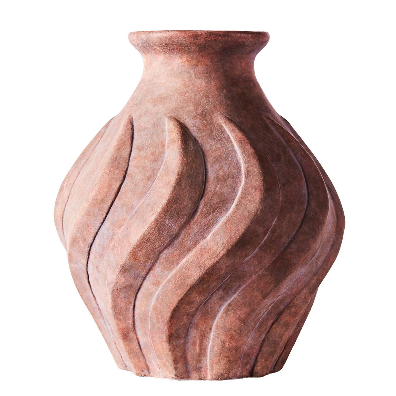 Swirl Vase Liten, Brun