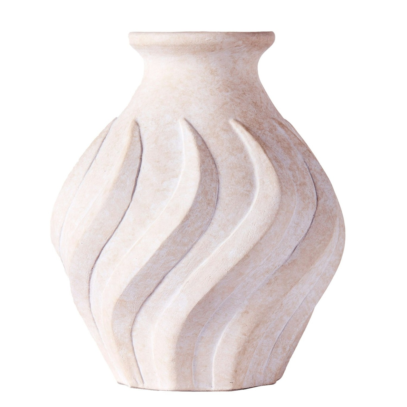 Swirl Vase Liten, Hvit