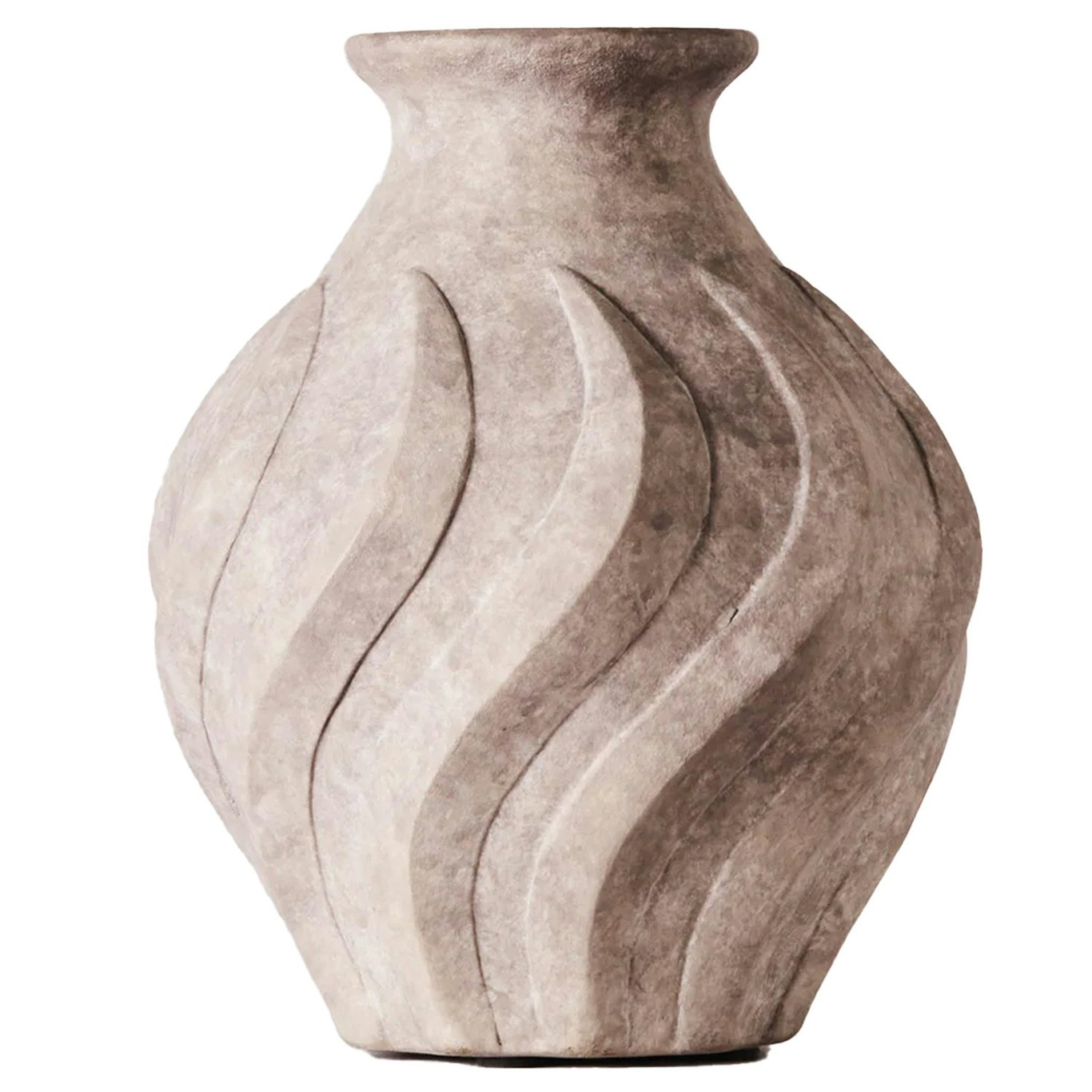 Swirl Vase Stor, Grå
