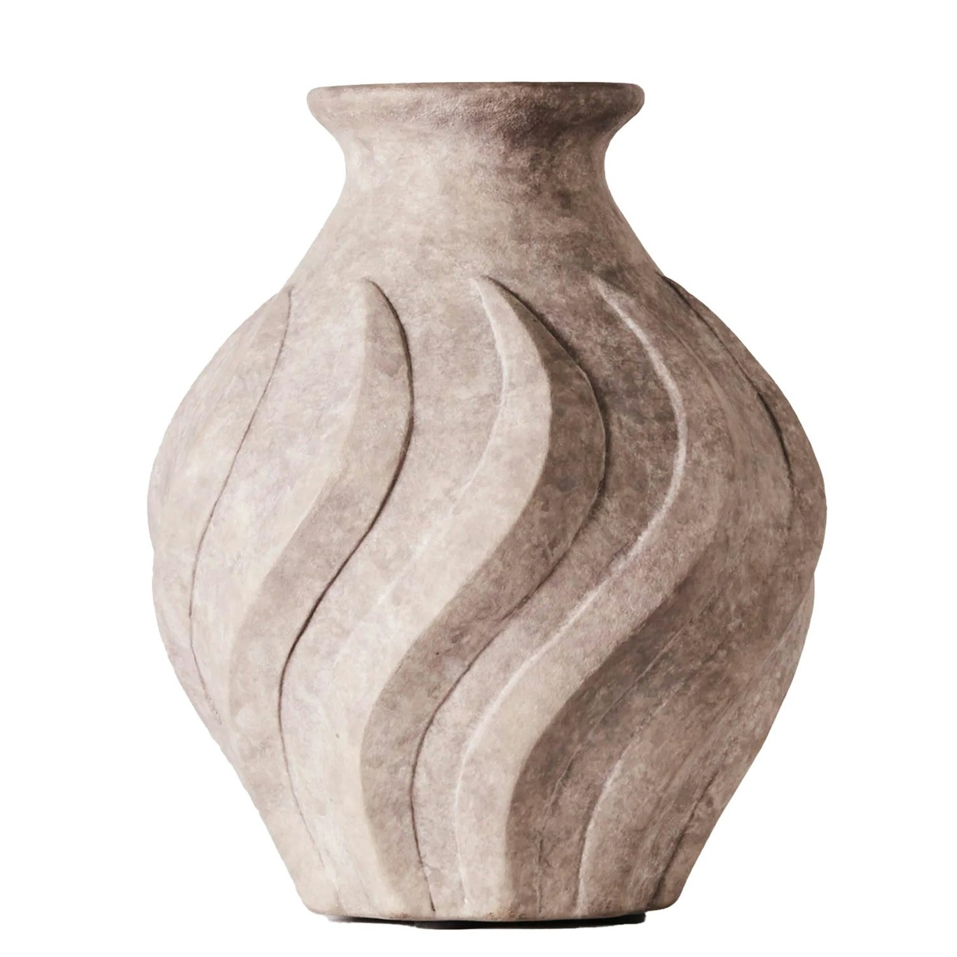 Swirl Vase Liten, Grå