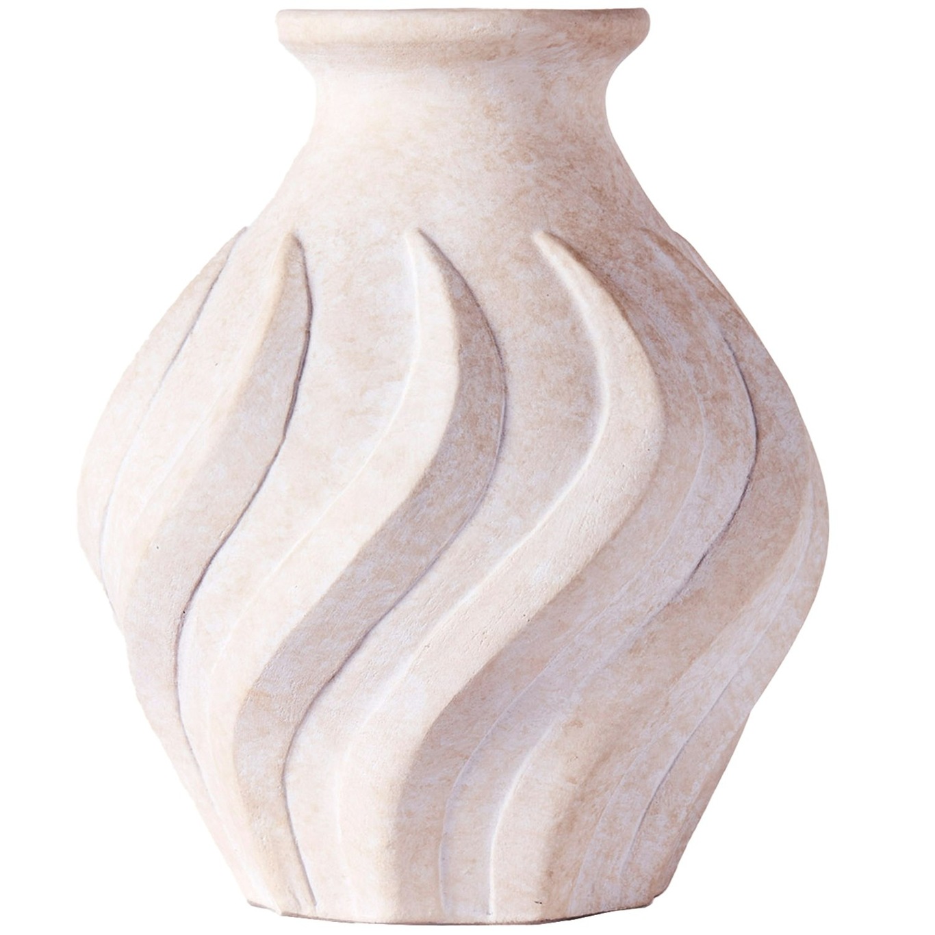 Swirl Vase Stor, Hvit