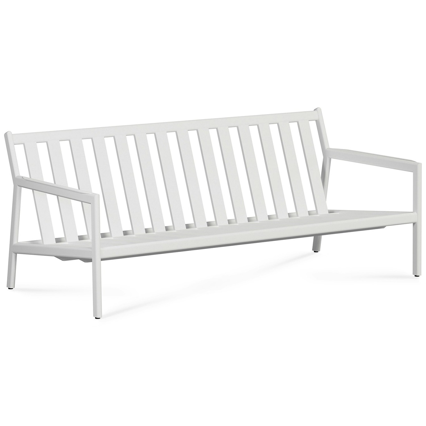 Jack Outdoor 2-Seter Sofa Aluminium, Hvit