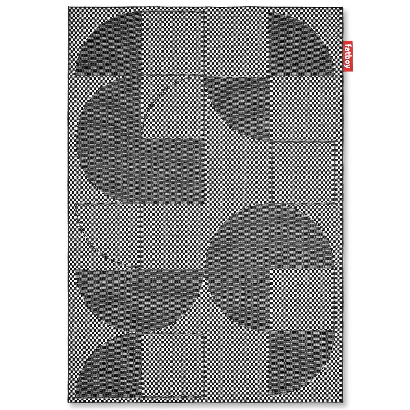 Carpretty Petit Jigsaw Teppe 160x230 cm, Sort / Hvit