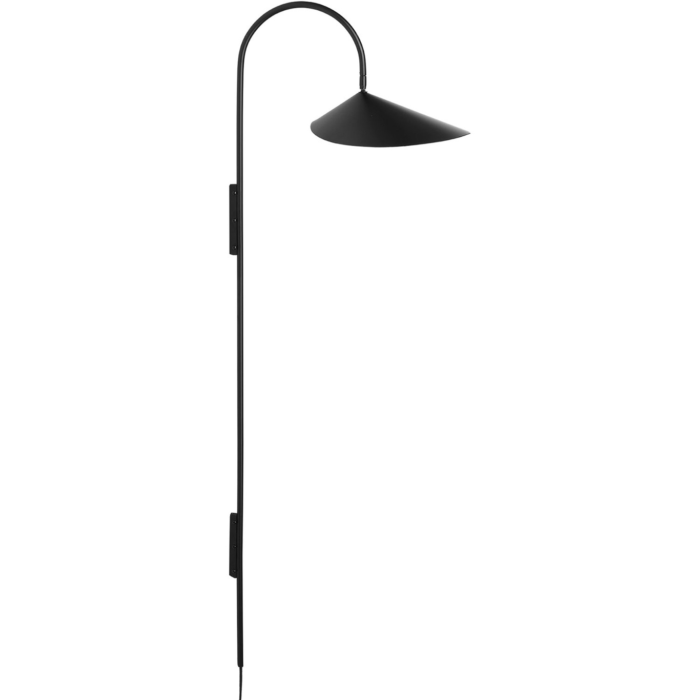 Arum Swivel Vegglampe 127 cm, Svart