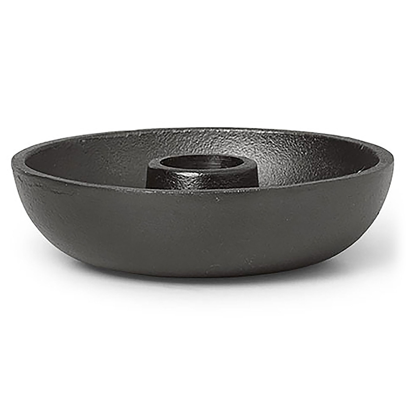 Bowl Single Lysestake Ø10 cm, Svart Aluminium