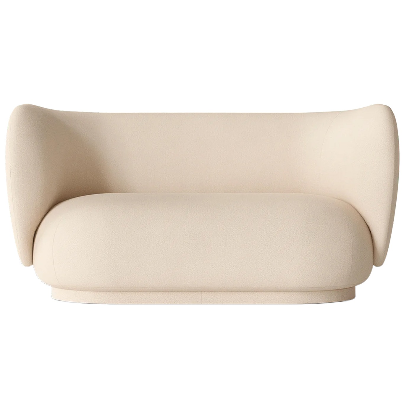 Rico Brushed 2-Seter Sofa, Off-white