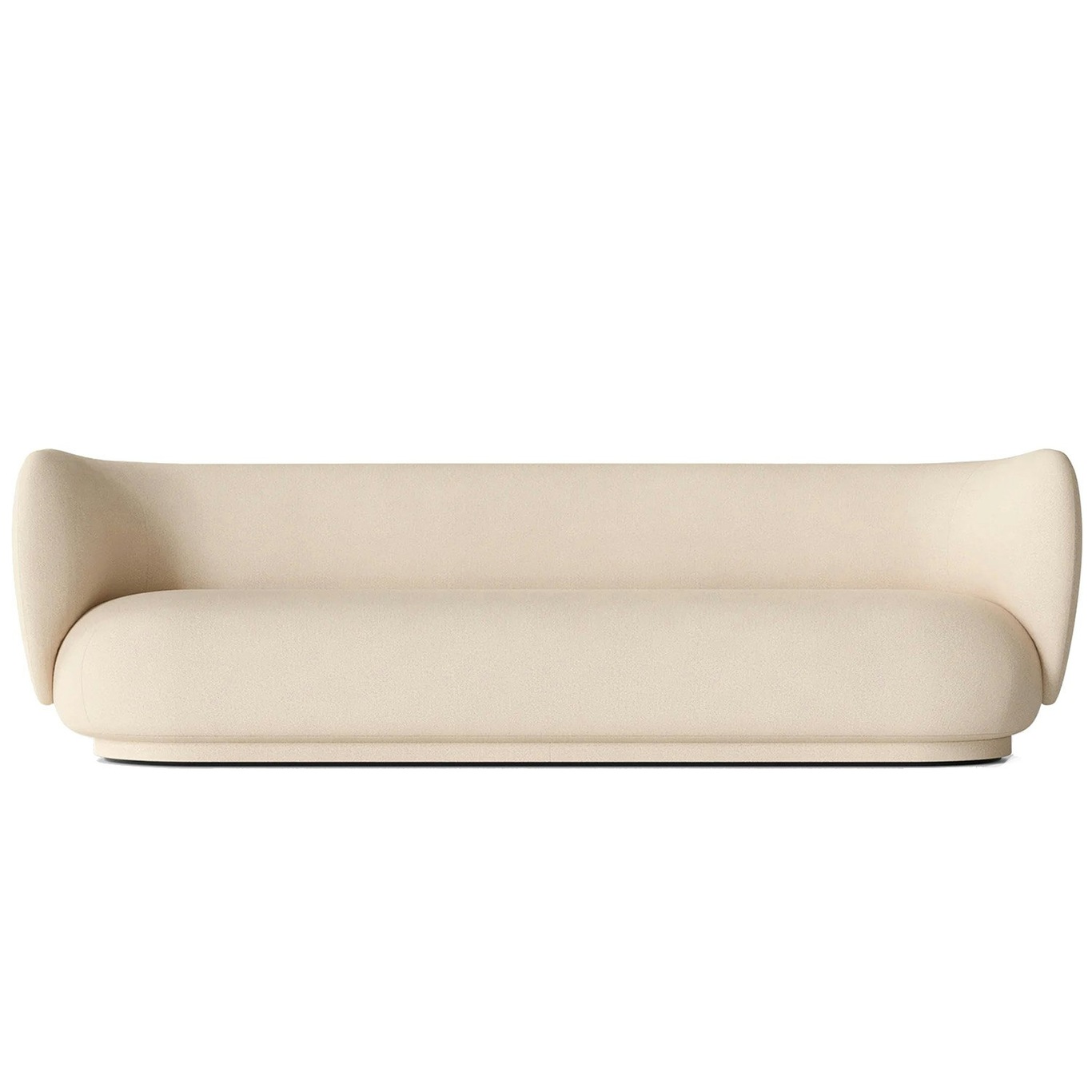 Rico Brushed 4-Seter Sofa, Off-white