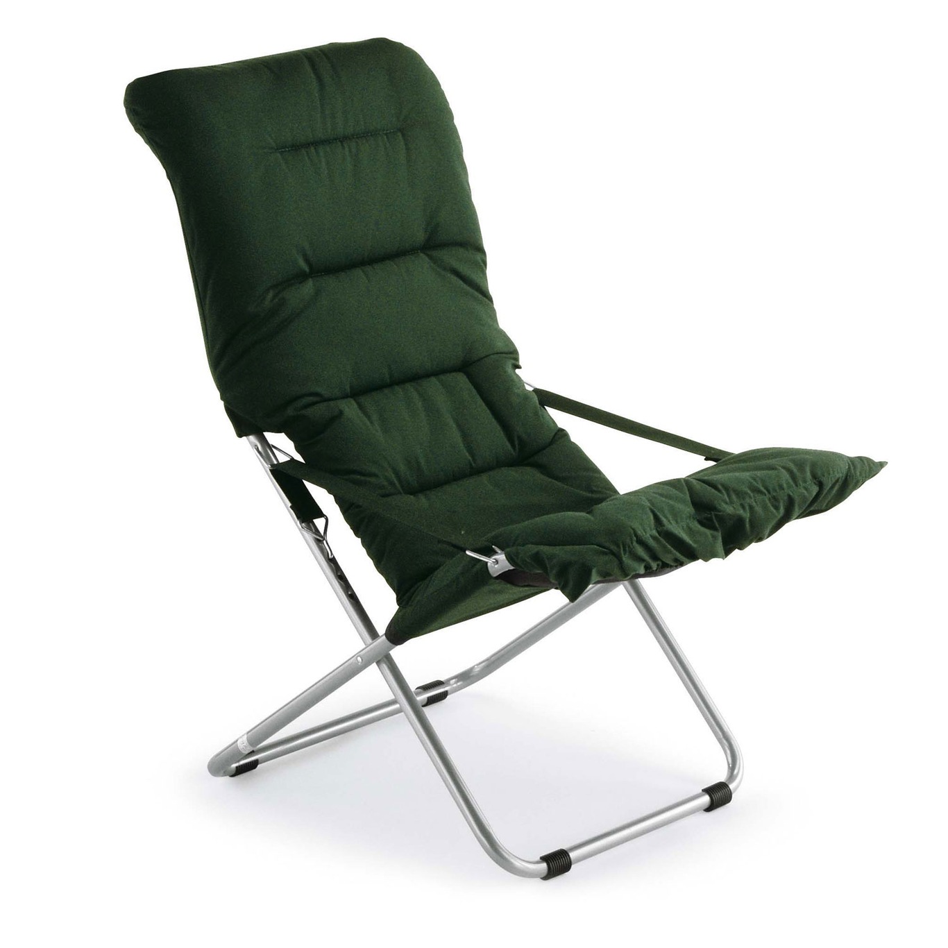 Fiesta Soft Deck Chair, Dark Green