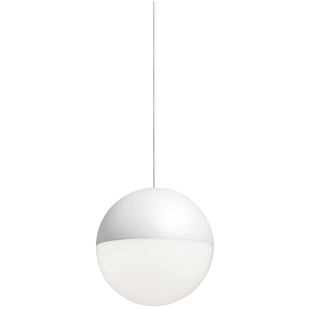 String Light Sphere Pendel 12M Dimmebar med Soft Touch, Hvit