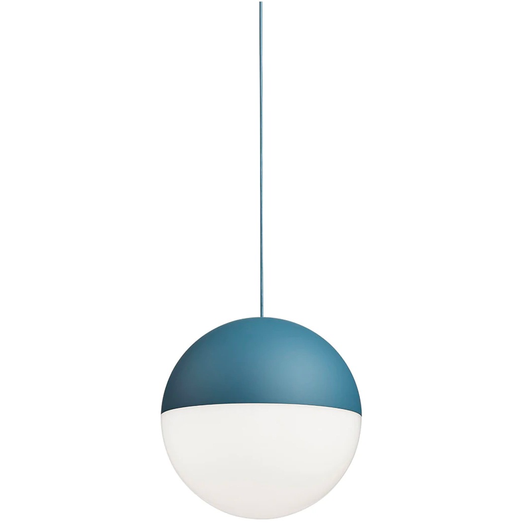 String Light Sphere Pendel 12M Dimmebar med Soft Touch, Blå