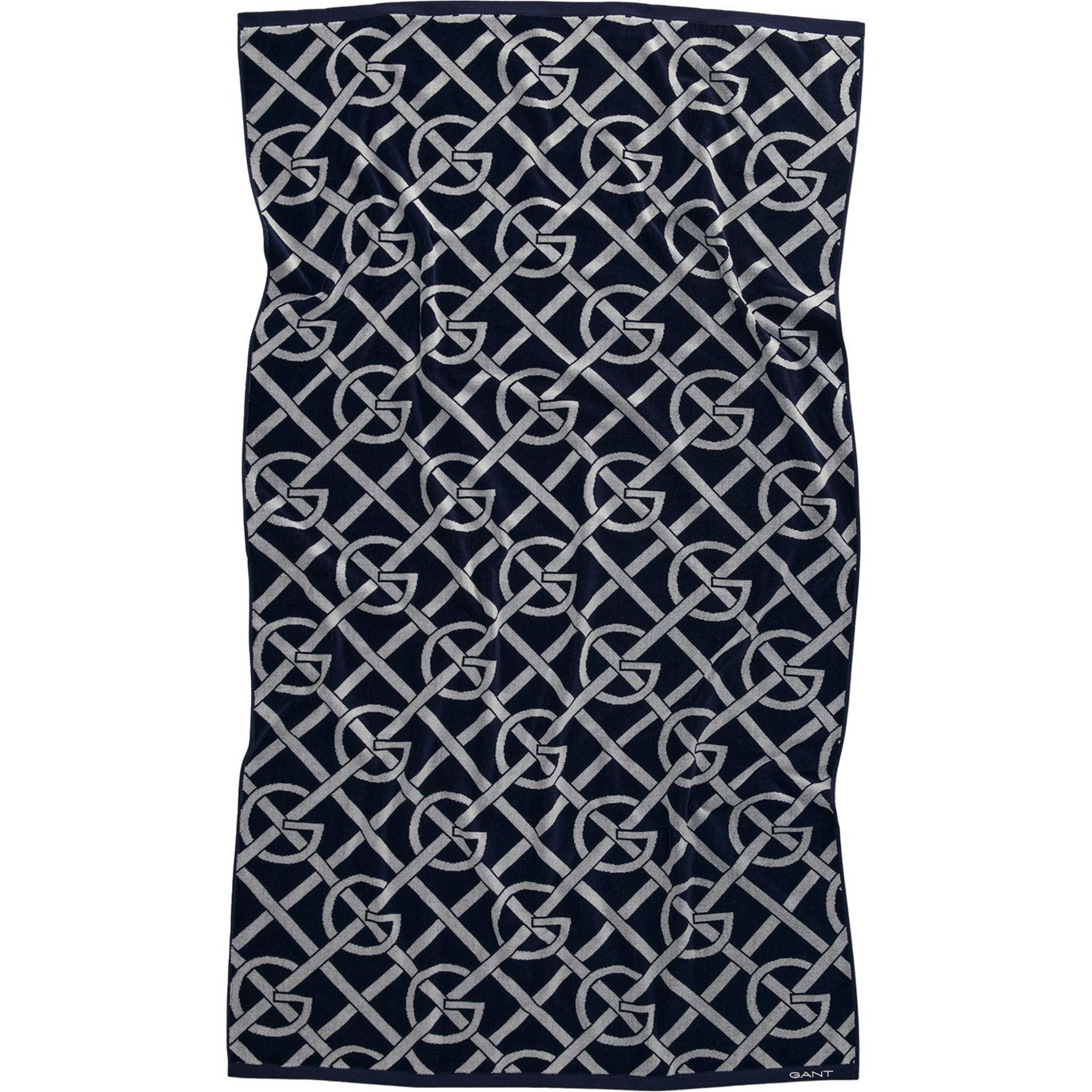 G-Pattern Strandhåndkle 100x180 cm, Evening Blue