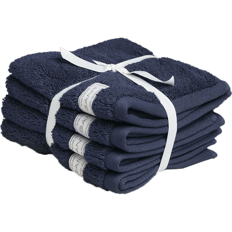 Premium Håndklær 30x30 cm 4-pk, Marine