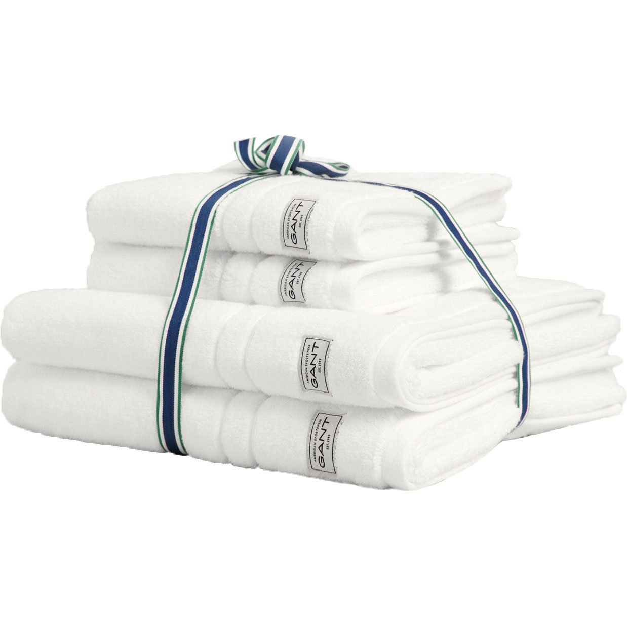 Premium Håndklær 4-pk 50x70 + 70x140 cm, Hvit