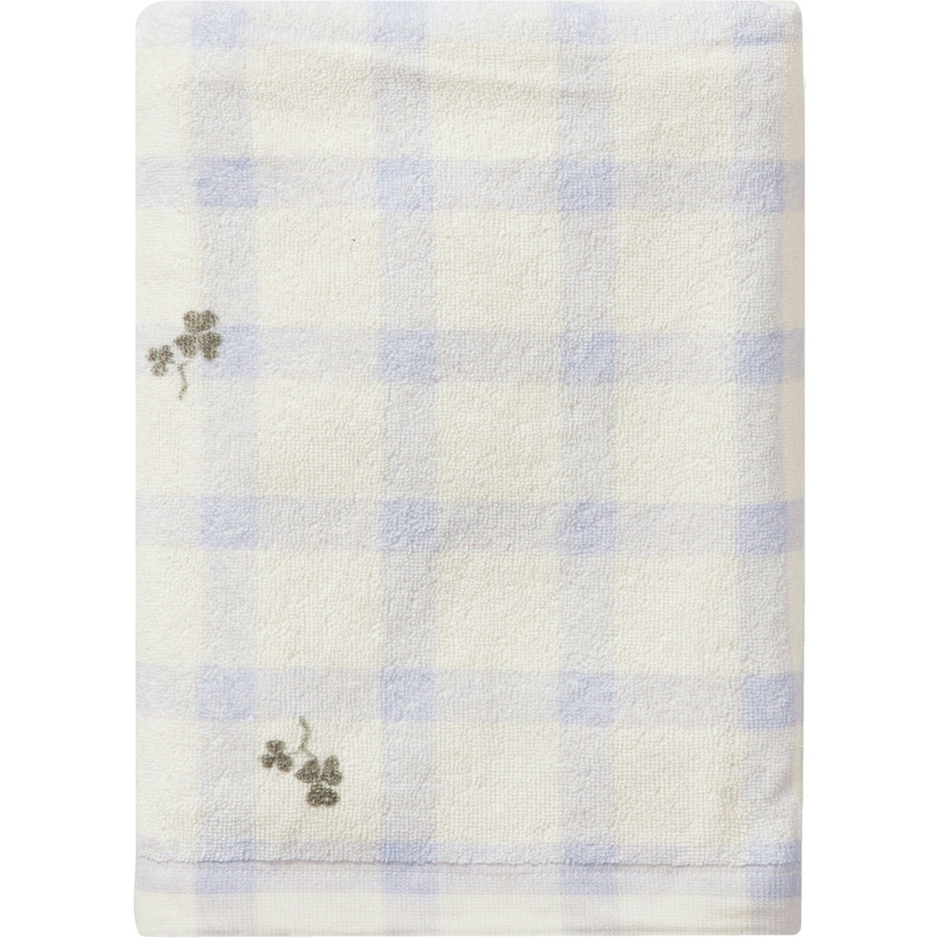 Gingham Sorrel Blue Badehåndkle, 70x140 cm