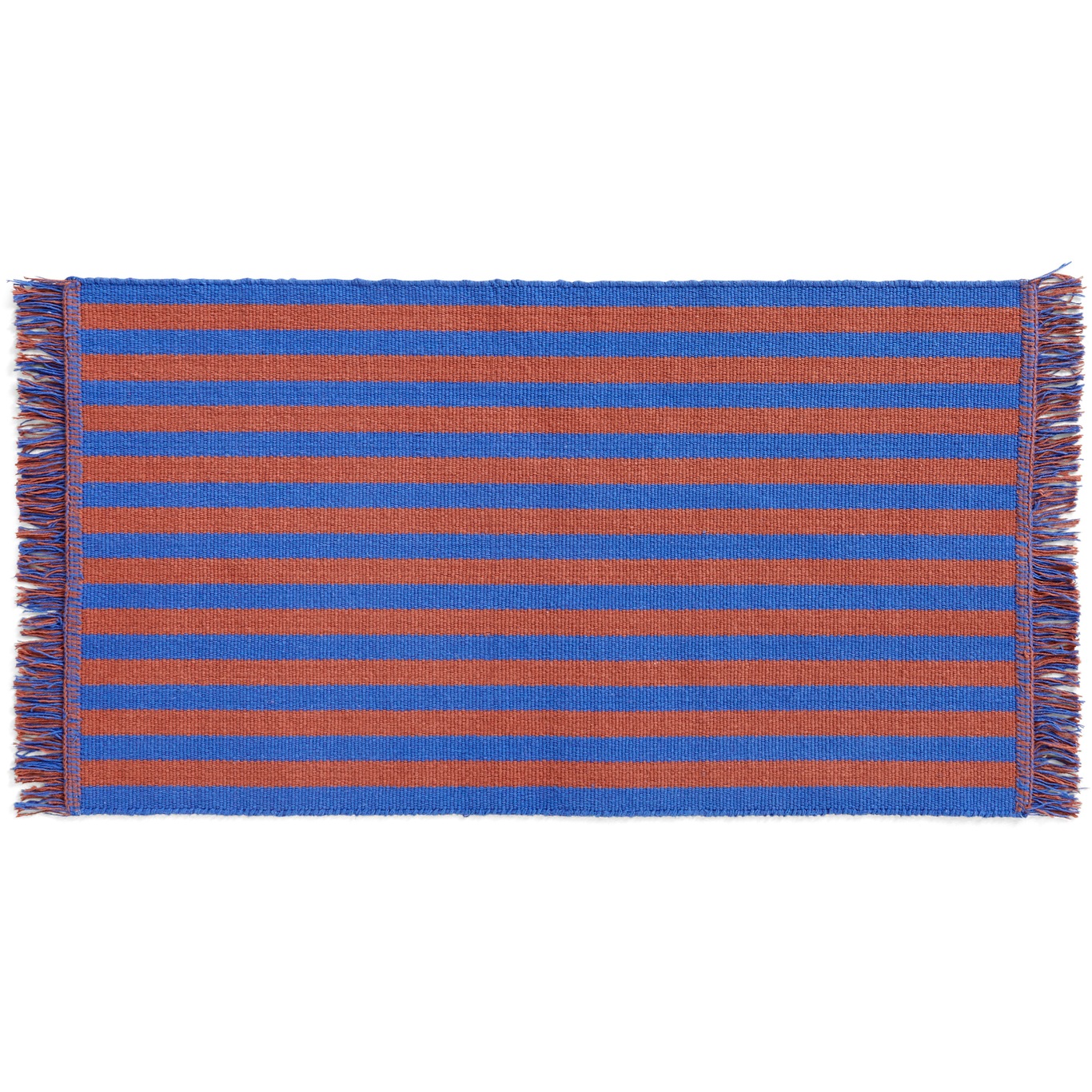 Stripes and Stripes Dørmatte 52x95 cm, Cacao Sky
