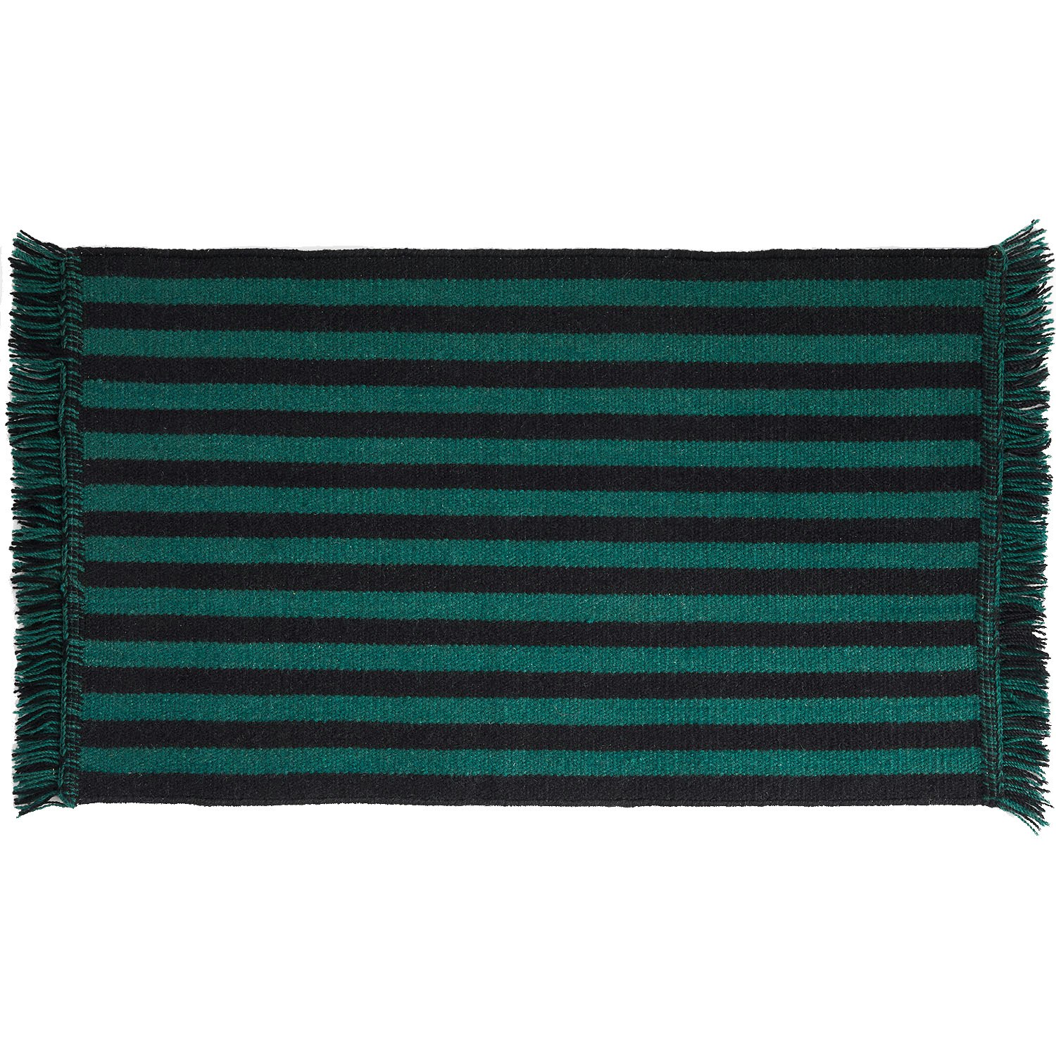 Stripes and Stripes Teppe 52x95 cm, Grønn, Grønn
