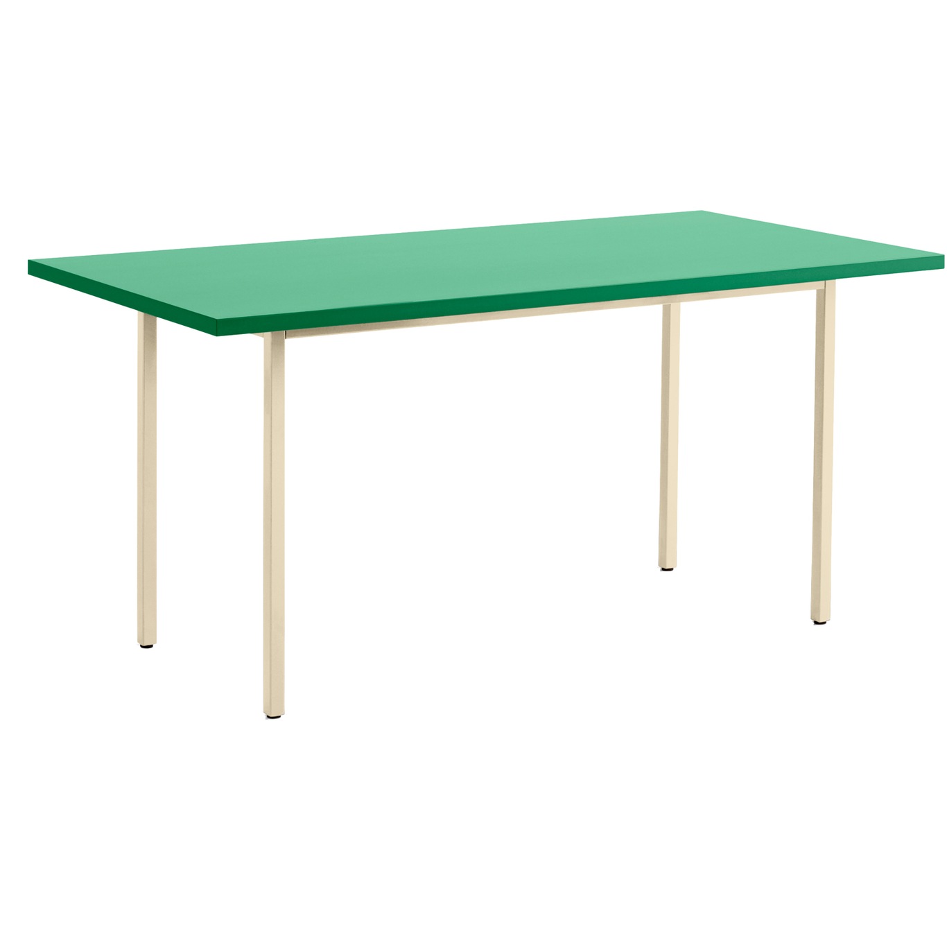 Two-Colour Bord, Ivory 160x82 cm, Ivory / Green Mint