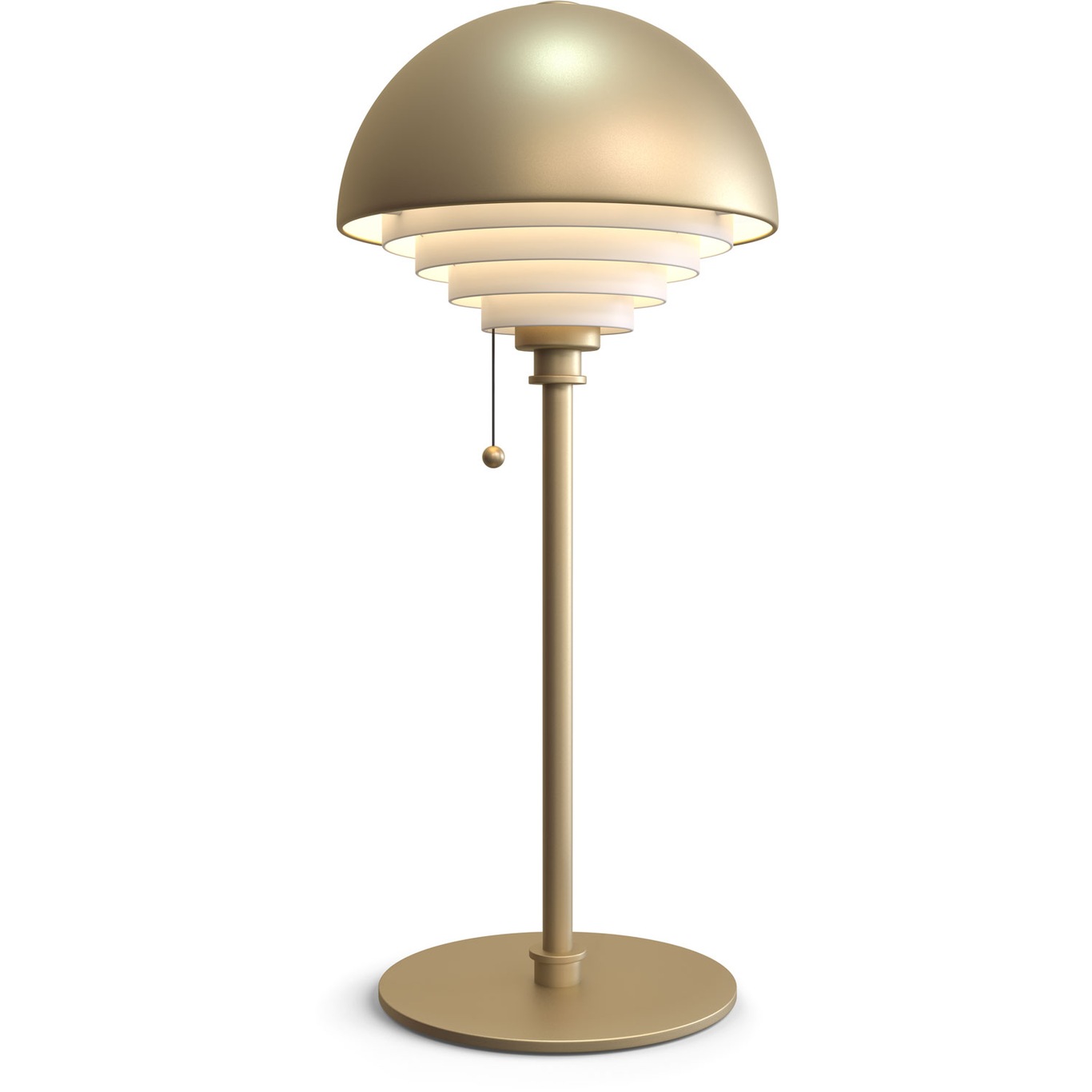 Motown Bordlampe 225 mm, Messing
