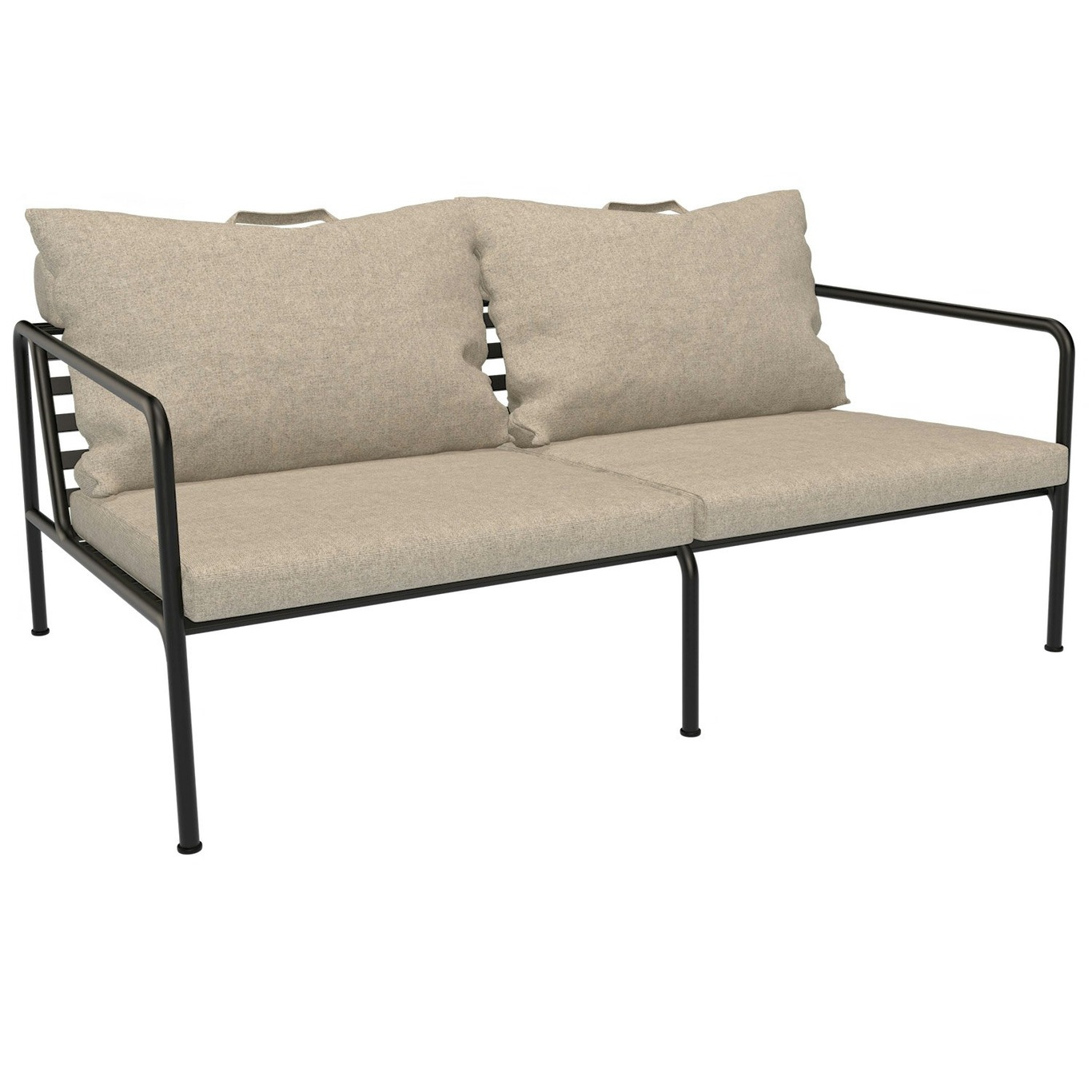 Avon 2-Seter Sofa, Papyrus / Sort