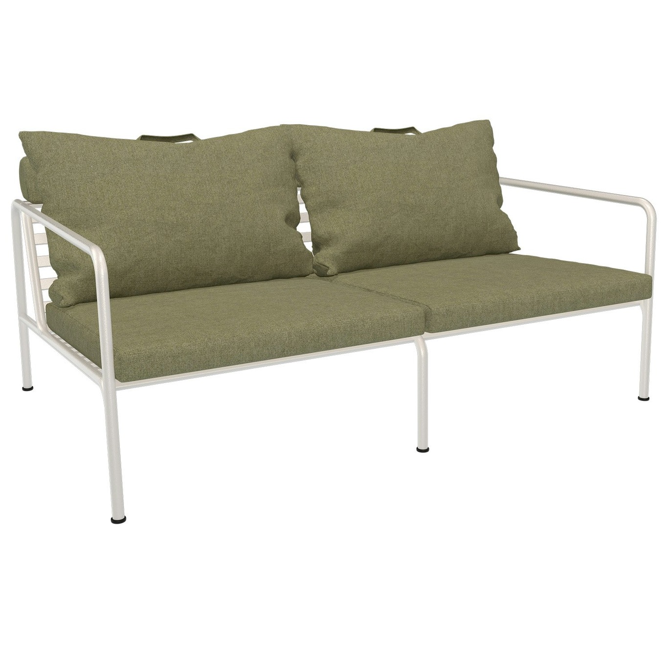 Avon 2-Seter Sofa, Leaf / Muted White