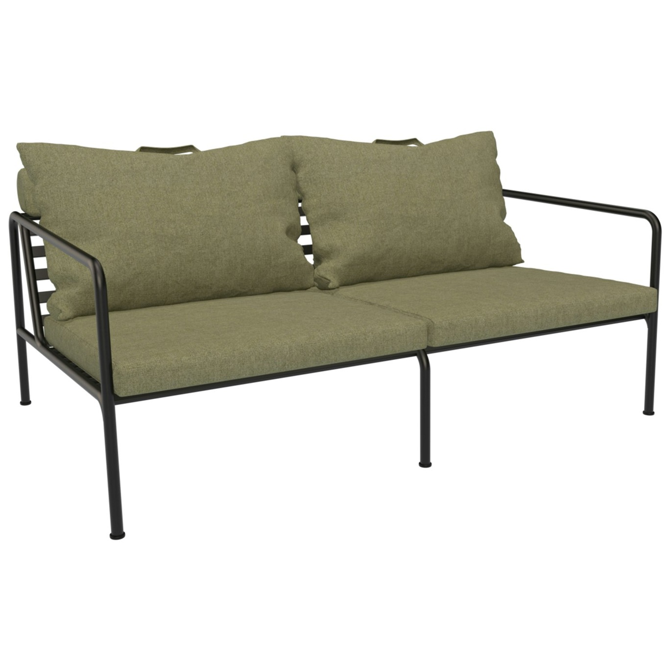 Avon 2-Seter Sofa, Leaf / Sort