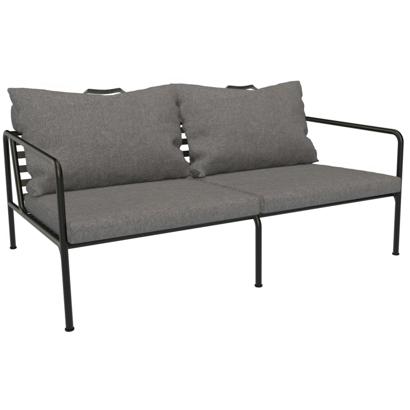Avon 2-Seter Sofa, Slate / Sort