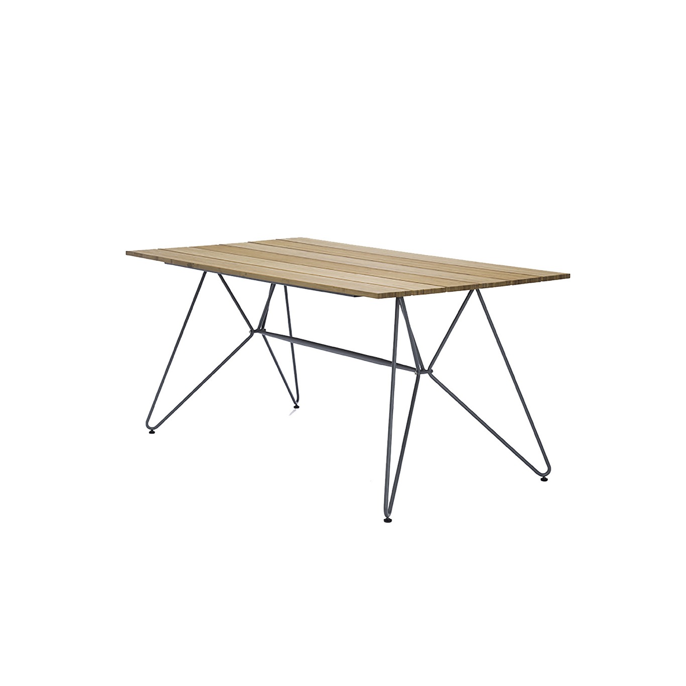 Sketch Spisebord 160Cm, Bambus/Grå