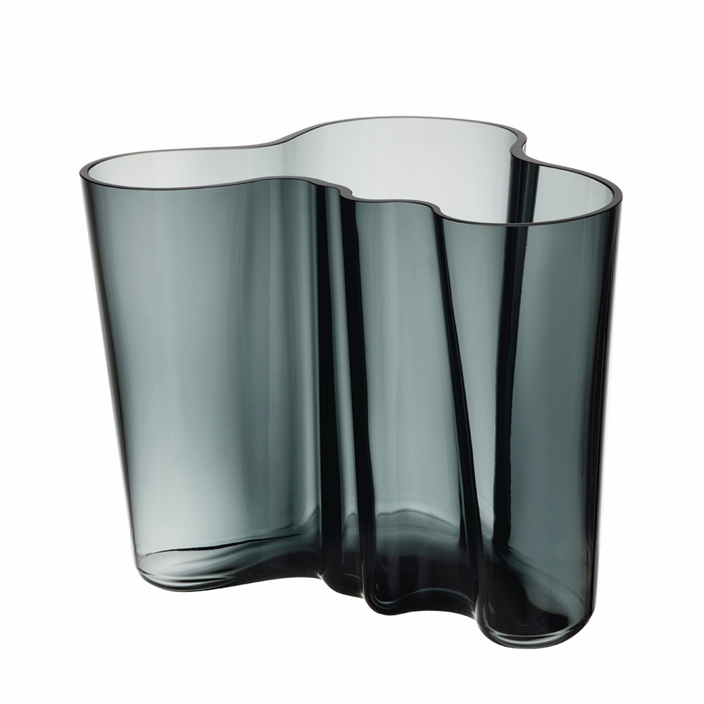 Alvar Aalto Vase 16 cm, Mørk Grå