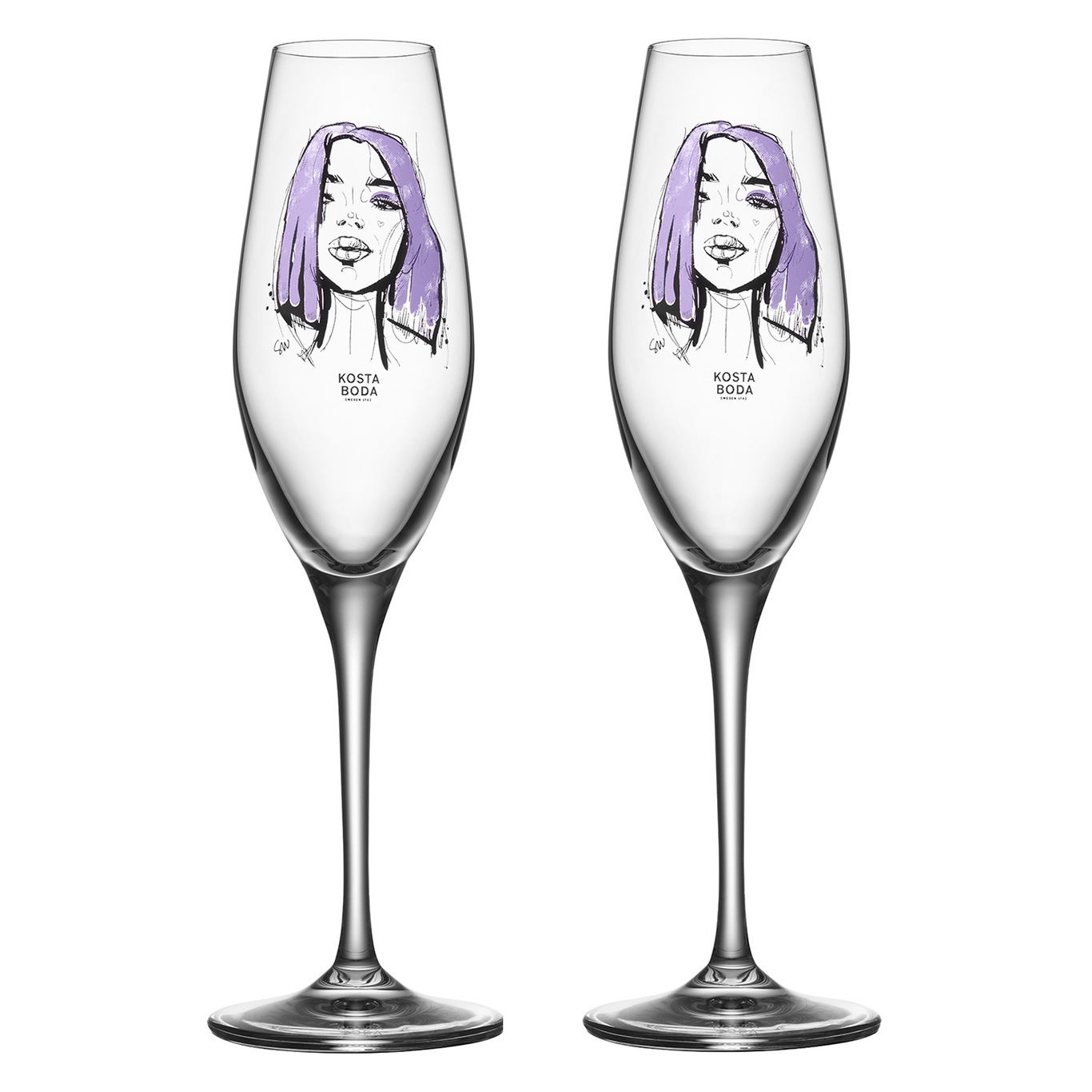 All About You Champagneglass 23 cl  2-pk, Forever Mine