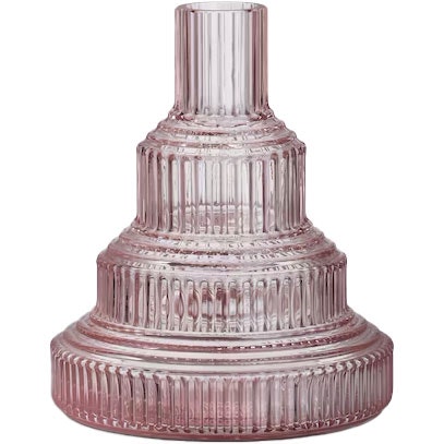 Pavilion Vase, 134 mm Light Pink