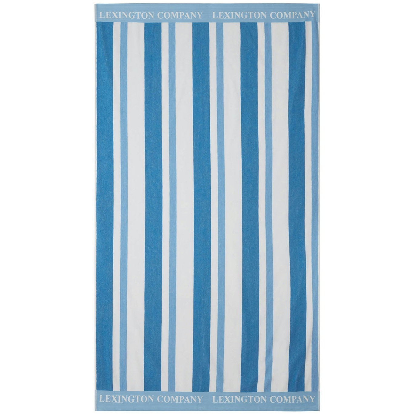 Striped Strandhåndkle 100x180 cm, Blå
