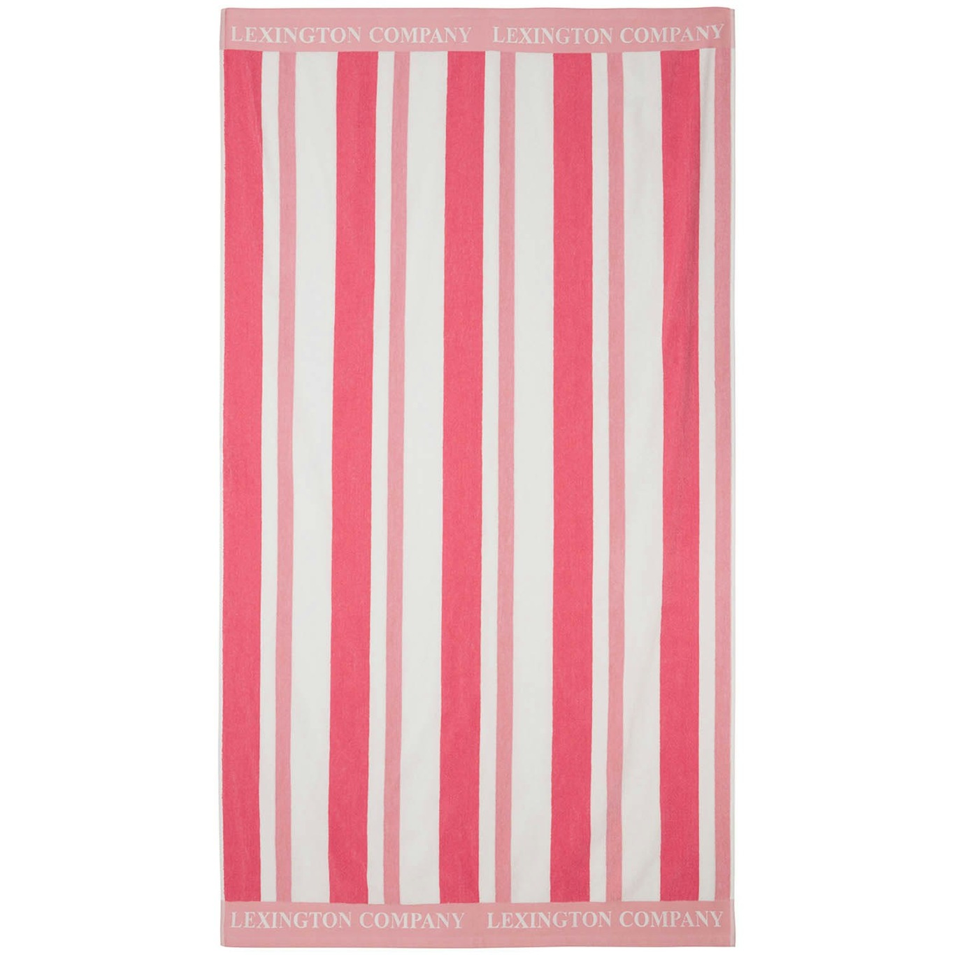 Striped Strandhåndkle 100x180 cm, Rød