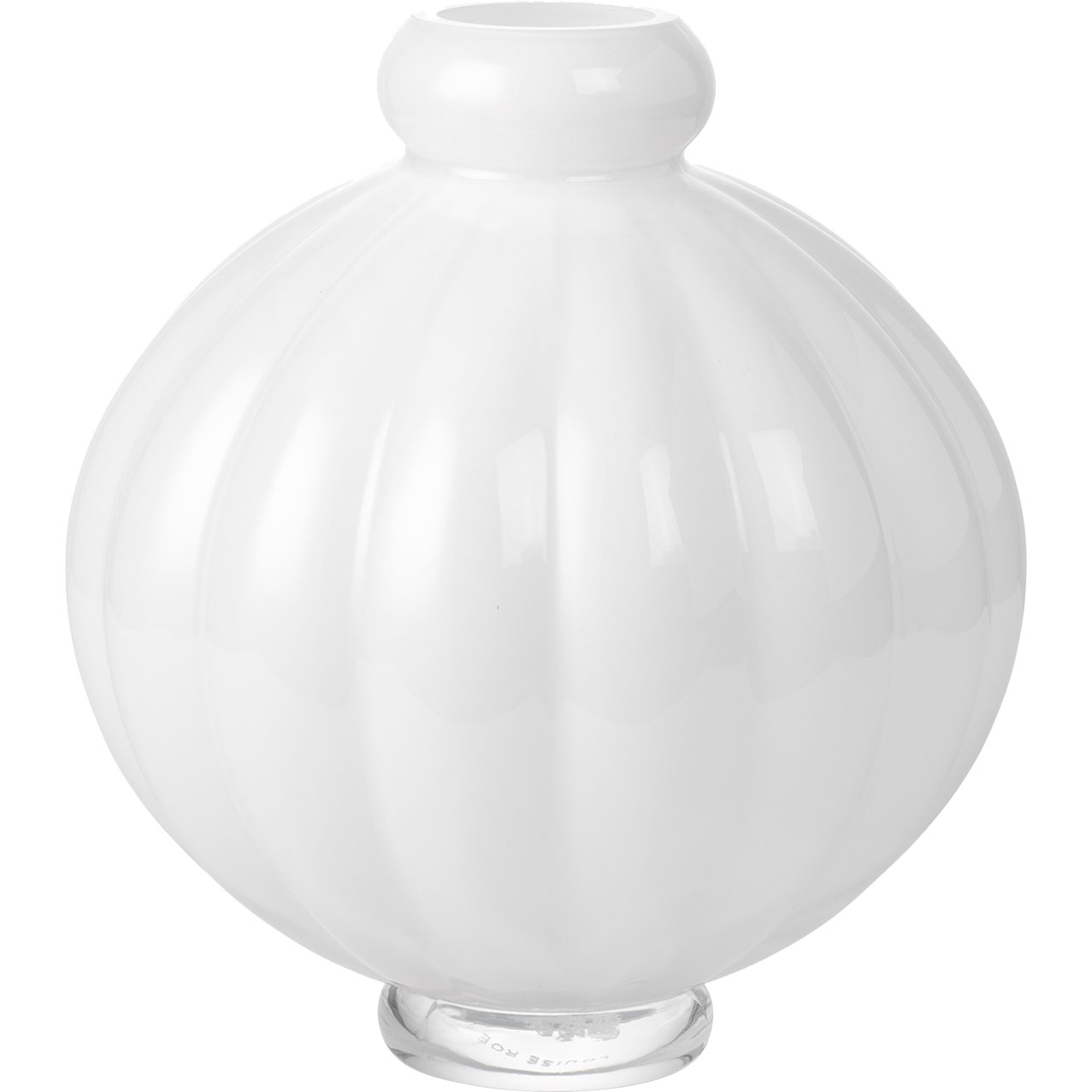 Balloon 01 Vase 25 cm, Opal White