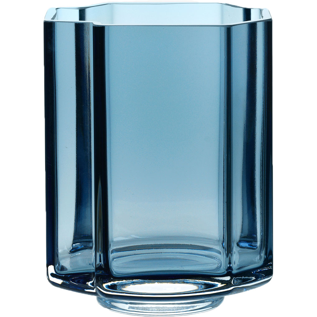 Funki Light Asymmetric Vase 13 cm, Blå