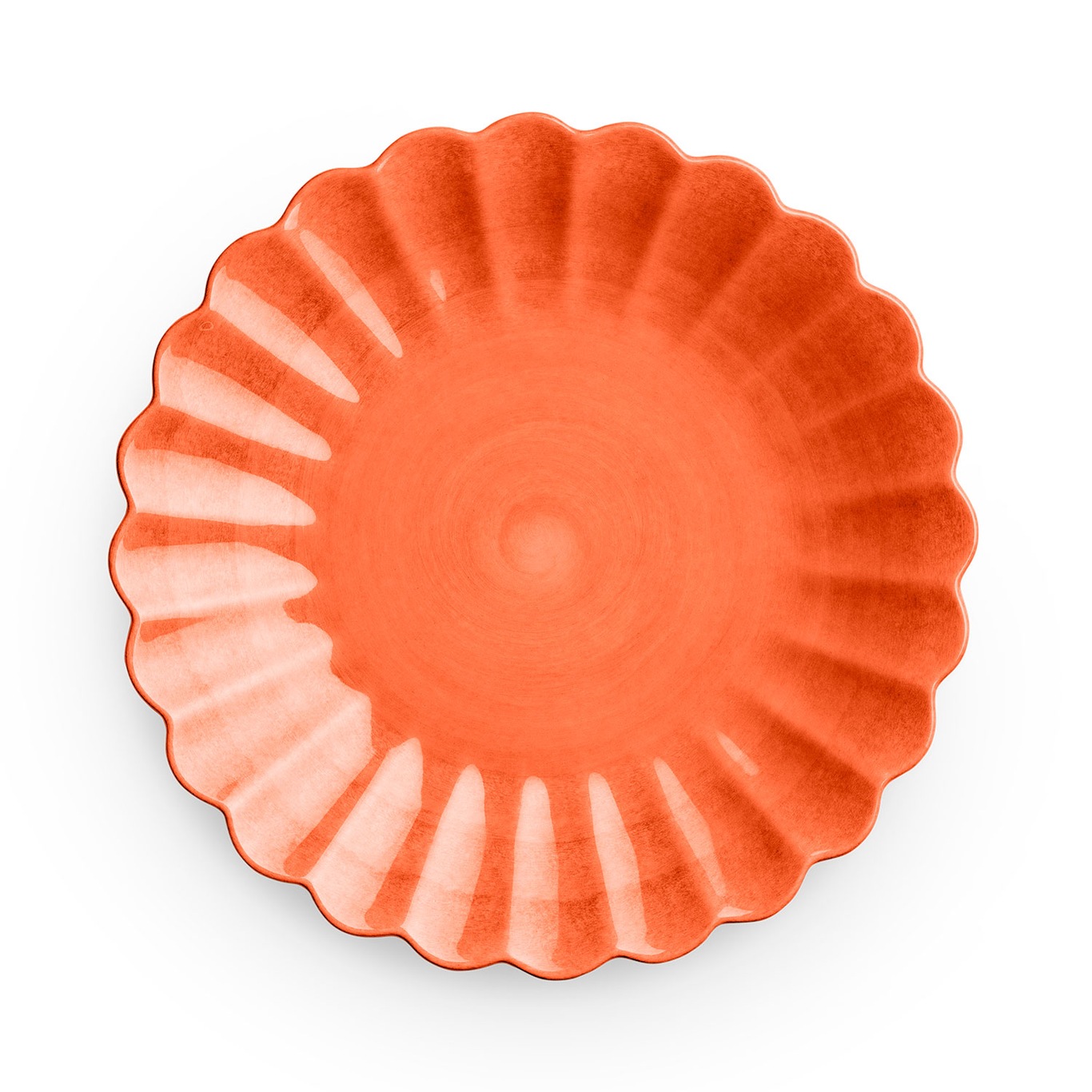 Oyster Tallerken, Oransje, 20 cm