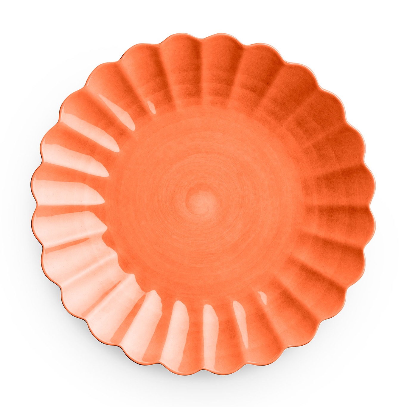 Oyster Tallerken, Oransje, 28 cm