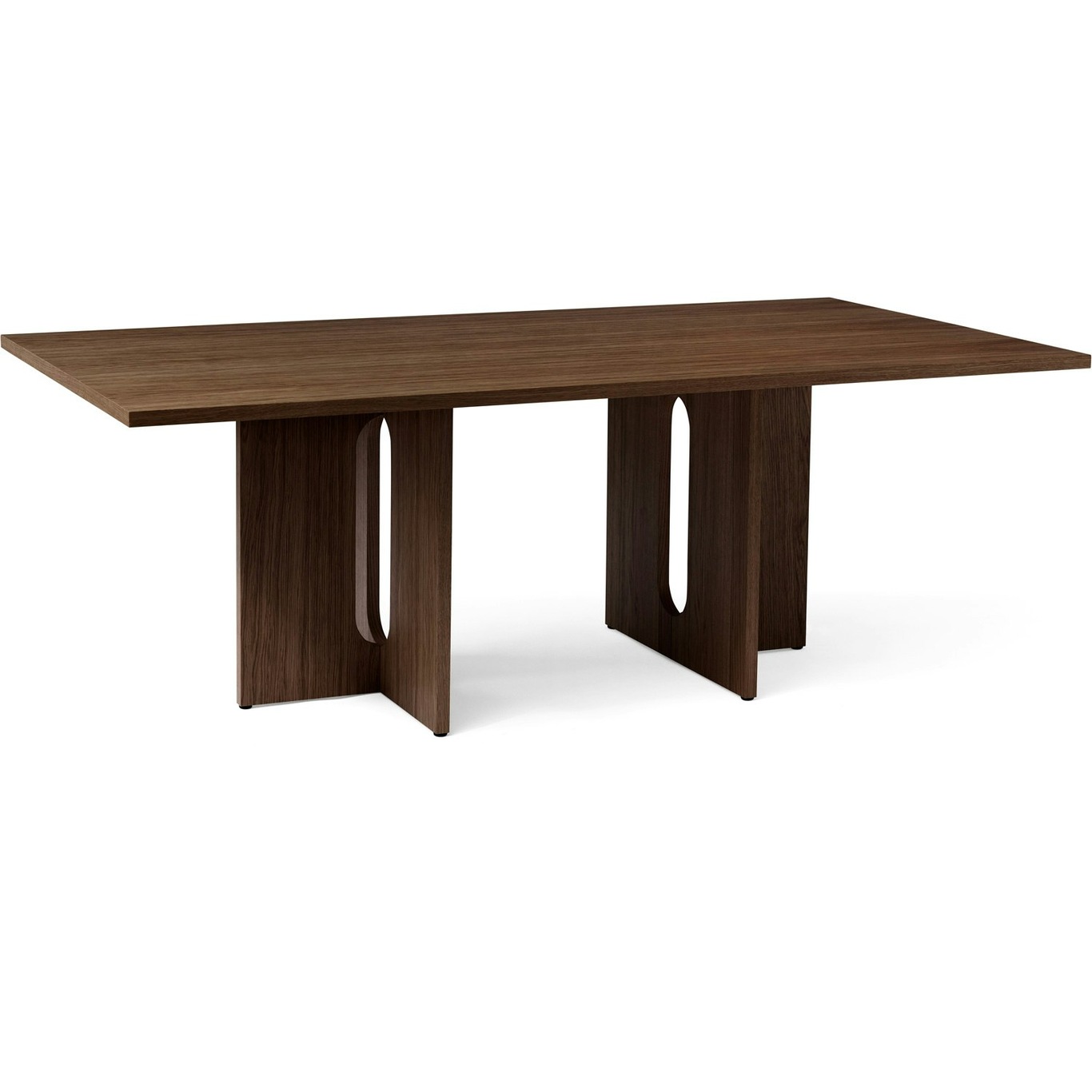Androgyne Spisebord Rektangulær Mørk Eik, 210x100 cm