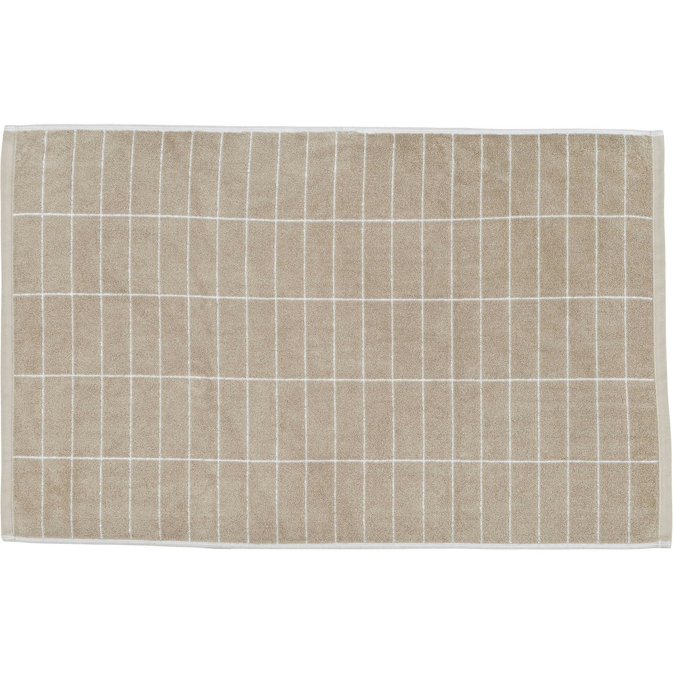 TILE STONE Badematte 50x80 cm, Off-white/Sand