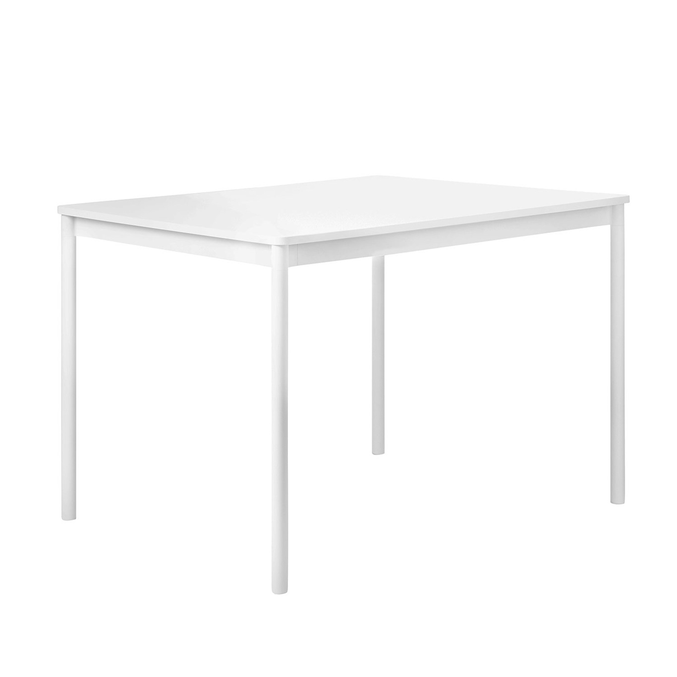 Base dining table 140X80, white