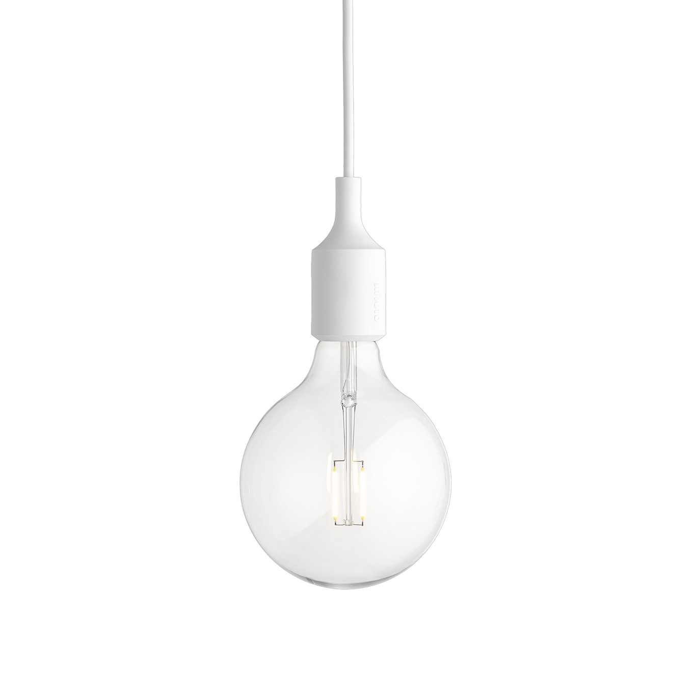 E27 Pendant Lamp, White
