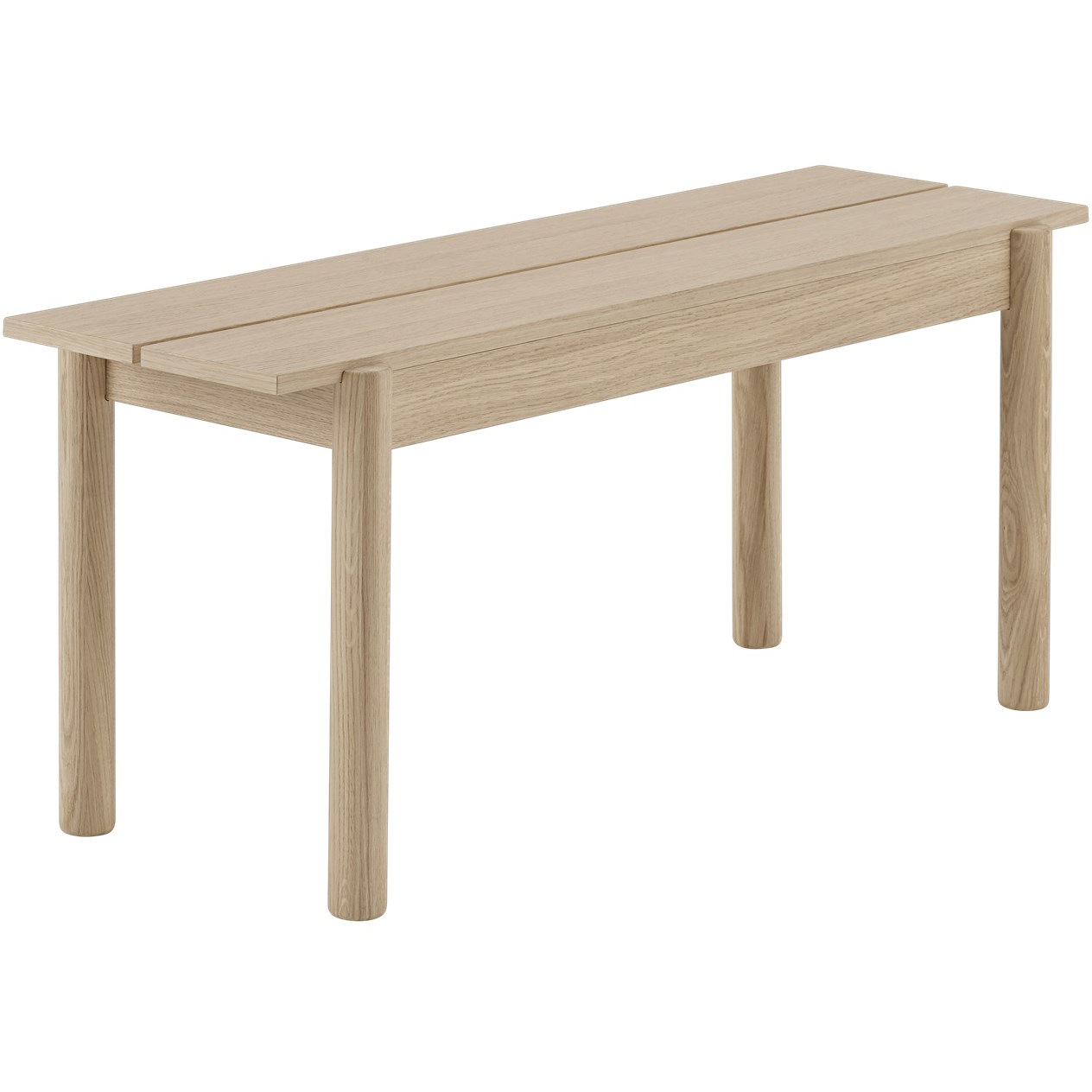 Linear Wood Benk, 110x34 cm